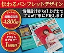 パンフレット・カタログをプロがデザインします 会社案内・商品カタログ・多言語対応。20年プロが制作 イメージ1