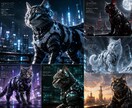 AI猫の画像を提供します AXIS CAT 未来猫と癒しの時間をお過ごしください イメージ3