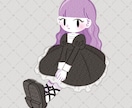 あなたの個性を、ポップな全身イラストにします お気に入りのお洋服でお洒落に自分を表現！自由な切り抜きOK イメージ1