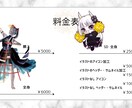 等身イラスト描きます 似顔絵、OCやTRPG用立ち絵やそれを用いたデザインなど。 イメージ2
