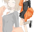 あなたのキャラを丁寧にTRPG立ち絵にします TRPG立ち絵を丁寧に制作します｜かわいいもクールもお任せ！ イメージ2