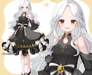 企業実績多数！IRIAM用の立ち絵制作いたします 高画質でアップにも耐えられるお顔の良さ！実績多数の安心感！ イメージ6