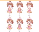 わかりやすい料金体制！ミニキャラ描きます デフォルメミニキャラ描きます！金額はトッピング式！ イメージ5