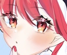 とびきりキラキラの可愛い女の子を描きます 透明感満載の目を惹くキラキラ瞳の女の子を描きます イメージ3