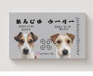 可愛い犬用の名刺作ります うちの子名刺、犬用名刺、ペット名刺 イメージ1