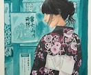 水彩のイラストを描きます TシャツやCDジャケットなどのグッッズのデザインにもぴったり イメージ5