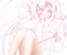 可愛い女の子を描きます 世界観のあるイラストに加えて可愛い女の子や男の子も描けます。 イメージ1
