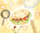 ちまっとかわいいミニイラスト制作いたします 動物・食べ物などもOK！ちょっとしたイラストにぴったりです イメージ2