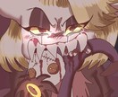 病んでるイラストアイコン描きます 貴方のオリキャラ人外をリメイクします! イメージ3