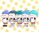おそろいのユニフォームでちびっこ描きます 一緒のユニフォームやコスチュームで整列! イメージ4