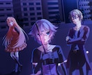 動画・SNS映え◎キラキラで素敵なイラスト描きます 動画用、スチル用、TRPGやVtuberデビューにも◎ イメージ4