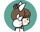 SNSで可愛く目立つアイコン！横顔イラスト描きます シンプルな横顔のアイコン描きます！ イメージ1