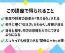 夫婦・恋人・親子・職場の人間関係の悩みを改善します 個性分析×伝え方トレーニングで関わり方を育てます イメージ3