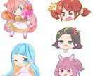 SD（デフォルメ）イラストお描きします SNSアイコン・サムネイル・グッズなどに使える絵を制作します イメージ7