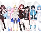 最短2日納品　イラスト全般承ります アイコン、MVイラスト、立ち絵、キービジュアル、挿絵など イメージ2