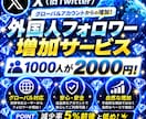 Xのフォロワーを1000人増やします 品質改善|人数増加|SEO改善l短時間納品|外国人アカウント イメージ10