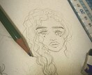 オシャレで魅力的な女性を手描きします アイコン、ロゴ、観賞用に♪ 私の得意分野活かします！！ イメージ5