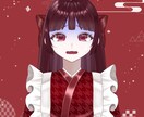 表情差分9種付き！着物メイド女の子販売いたします 【値下げ】最短即日納品！すぐにご使用いただけます イメージ8