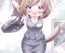 髪にこだわった可愛い一枚絵や動画用イラスト描きます 髪フェチが可愛いロリイラストを描きます イメージ1