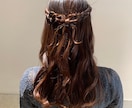 特別な日のヘアスタイル、アレンジ提案します 一生に一度の ˗ˏˋ今ˎˊ˗を輝かせるお手伝いします✨ イメージ9