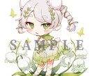かわいいオリジナルミニキャライラストを制作します アイコンやグッズなど様々な用途でご使用いただけます イメージ1