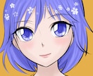 LINEやTwitterのアイコン描きます かわいい女の子のアイコンはいかがでしょうか♪ イメージ2