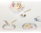 オリジナルのフードイラスト書きます 飲食店でお食事のイラストを取り入れたい方に是非! イメージ2