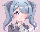 可愛い女の子のアイコンイラスト描きます 何度でも修正OK！SNS・LINE等様々な用途で使用可能！ イメージ2