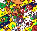 一緒に相談し合いながら究極のデザインを制作できます 究極のデザインイラストを共に作りませんか？ イメージ3