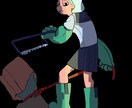 ヘッダーやキャラクターデザインなどかきます ポップな絵柄が特に得意です。人を描きます イメージ5