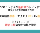SEOコンサル＿現状分析から改善施策提案します 【限定３枠特別価格】順位改善・CV獲得に向けてのご提案 イメージ1