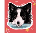 かわいい！ペットの似顔絵描きます あたたかいタッチで大切なご家族の似顔絵を作成します！ イメージ3