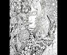 繊細なペン画のイラストを制作します 雰囲気のある目を引くペン画を！ イメージ2