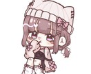 アイコン映えするミニキャライラスト製作します 最短即日アイコンにするとかわいいミニキャライラストが得意です イメージ2