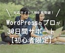 ワードプレス初心者限定！30日間フルサポートします 月間100万PVメディアを運営する現役エンジニアがサポート！ イメージ1