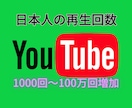 日本人の再生回数を増加させます 低価格、高品質でお届けします！ イメージ2