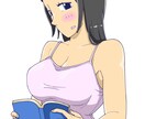 ポップでちょっぴりセクシーなイラスト作成します 目を引くイラストでグッズや広告などに！ イメージ3