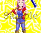 色々なテーマでポップで注目なイラストお描きします 注目のアバター、プレゼントからビジネスまで大活躍！ イメージ1