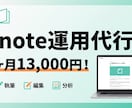 最安　1ヶ月間note運用代行をおこないます 1ヶ月で0→1を達成現在3ヶ月で約3000PV イメージ1
