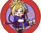 アイコン描かせて頂きます 可愛いイラスト描きます缶バッジ等にも使えます。 イメージ3