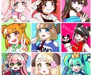 商用利用可能！可愛くポップなイラスト描きます アイコン、動画、Vtuber、グッズ制作など幅広く使えます イメージ4