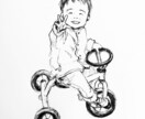 シンプルスケッチ!似顔絵描きます 凹凸やシワは控えめに、シンプルにスケッチします(ご相談可) イメージ4