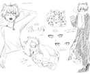 キャラデザを担当します 【キャラクターデザイン】修正無制限／追加料金あり(清書) イメージ2