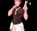 オリジナルキャラクターの作成します あなたが考えるイメージでSNSで戦おう！！立ち絵を作る！ イメージ1