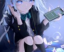 かっこいい!かわいい!女の子のイラストを描きます 透明感でSNSのプロフィールなど映えさせませんか? イメージ2