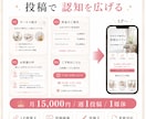 SNSからLPへ誘導するライト運用代行します SNS1媒体 週1投稿でLPへ誘導 月額15,000円 イメージ2