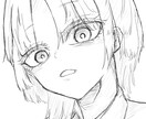 モノクロでかっこいい、かわいいイラスト描きます 何でも要望に応えます　全身や色塗りのオプションもあります イメージ3