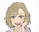 ポップなキャラ絵を作成いたします マット調なイラストを作成しております。 イメージ1
