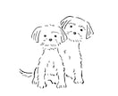 わんちゃんのゆるいアナログイラストを描きます 是非お気軽にご依頼くださいませ！ イメージ3