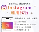 Instagramを１ヶ月運用代行いたします インスタ運用アカウント設計から投稿・分析まで！ イメージ1